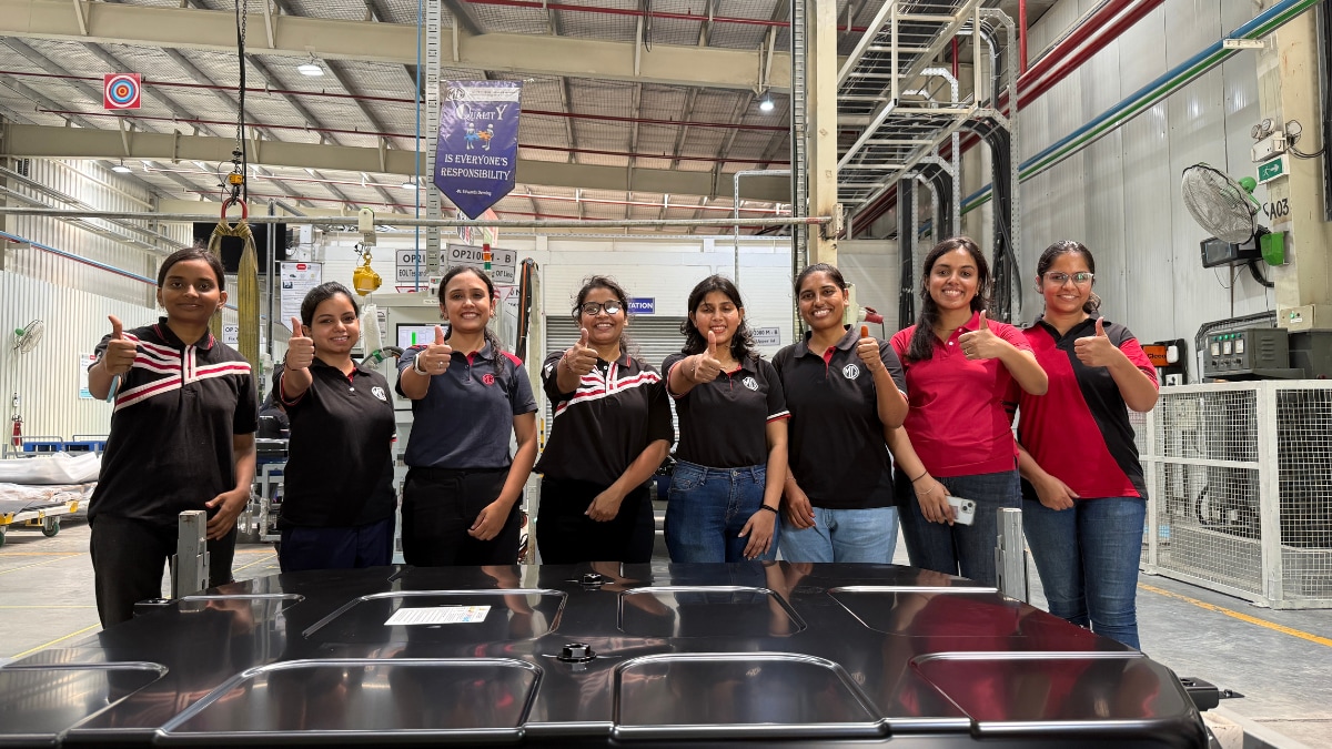 Inside MG's Halol Facility