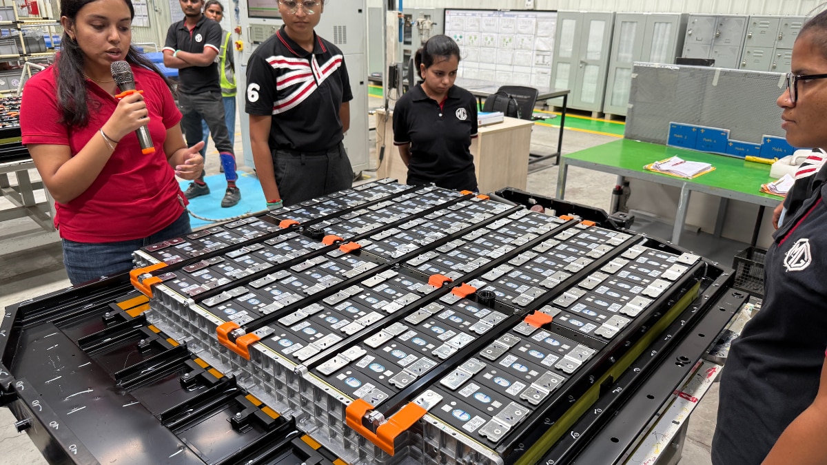 Inside MG's Halol Facility