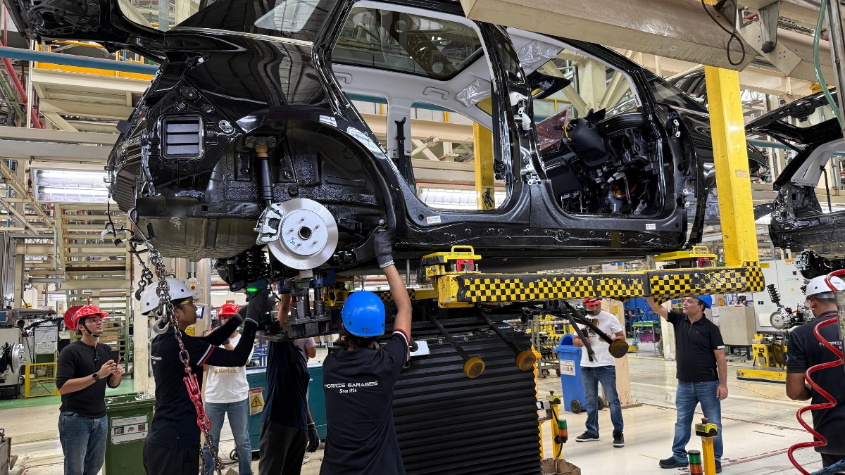 Inside MG's Halol Facility