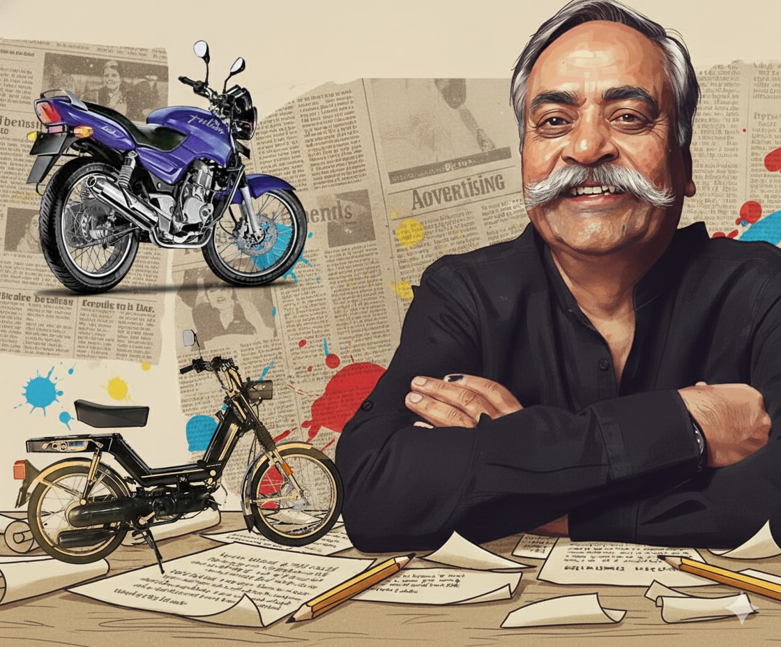 The Piyush Pandey Effect on Indian Motoring. From Luna to Pulsar this man made metal speak!