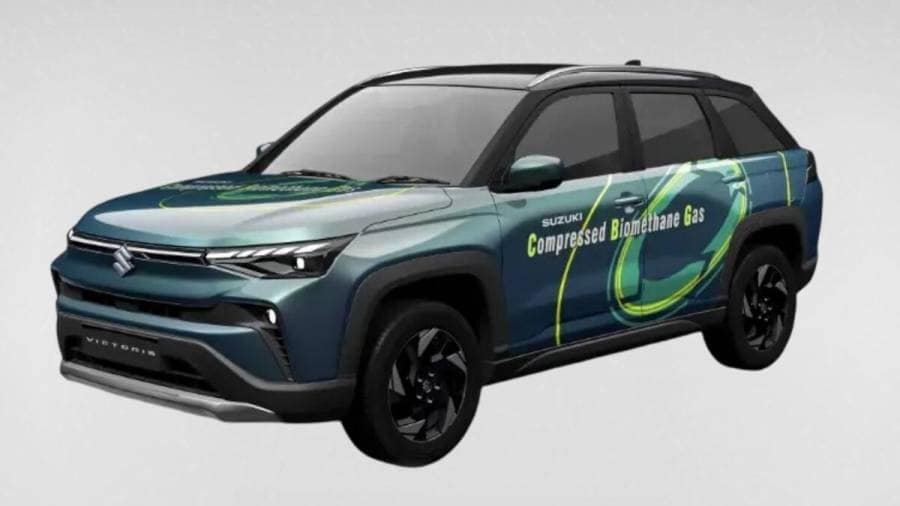 Suzuki Victoris compressed biogas guise breaks cover at Japan Mobility Show 2025