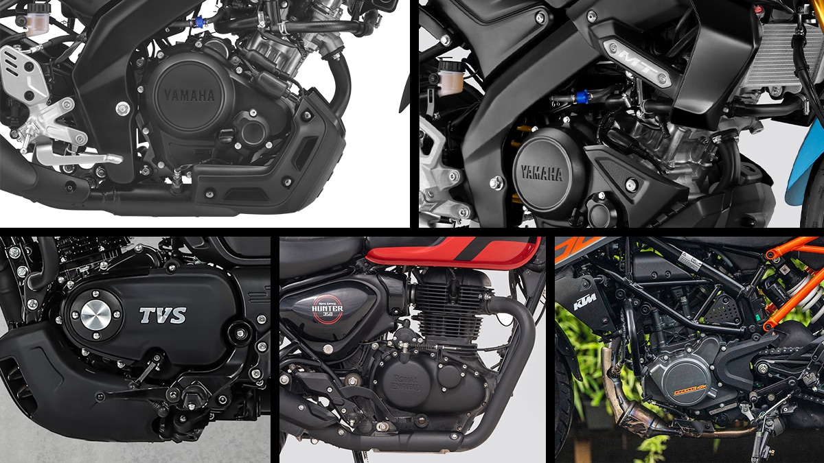 Spec Comparison: Yamaha XSR 155 vs TVS Ronin vs Royal Enfield Hunter 350 vs KTM 160 Duke vs Yamaha MT-15