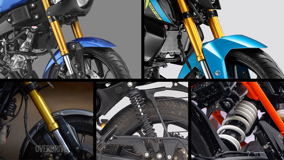 Spec Comparison: Yamaha XSR 155 vs TVS Ronin vs Royal Enfield Hunter 350 vs KTM 160 Duke vs Yamaha MT-15