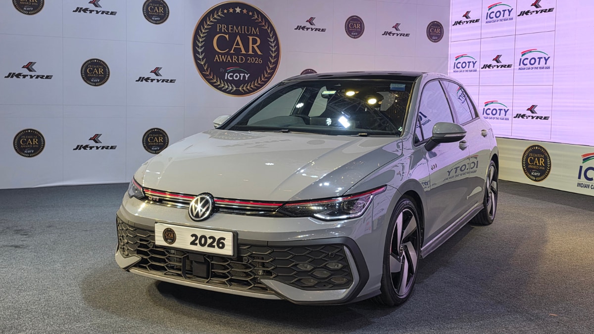 Volkswagen Golf GTi wins Premium Car Award 2026 at ICOTY