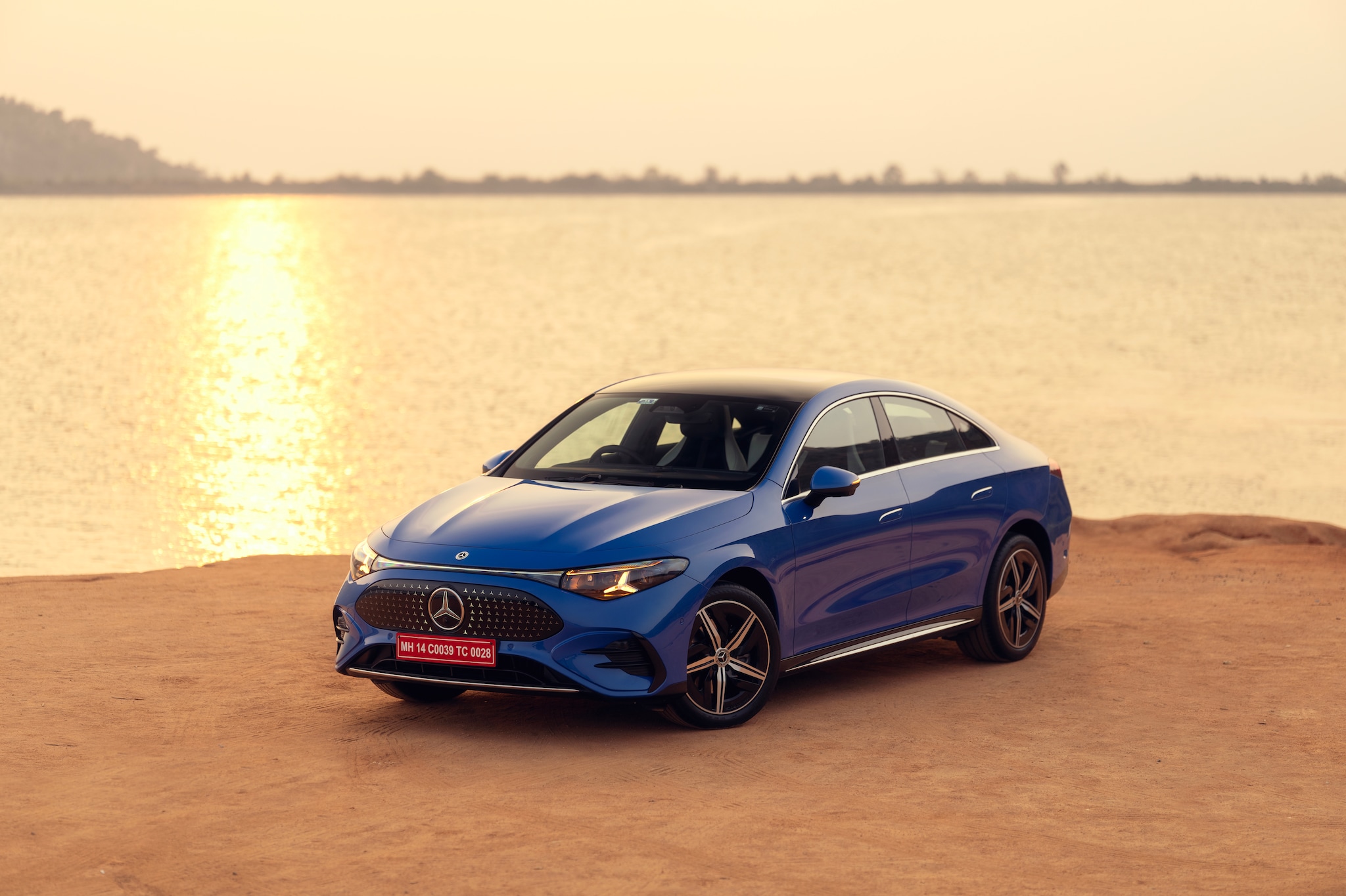 Mercedes CLA Electric breaks cover