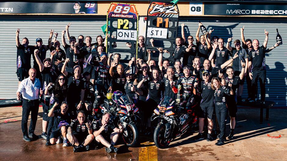 Aprilia Racing dominates the Brazil Race in Moto GP