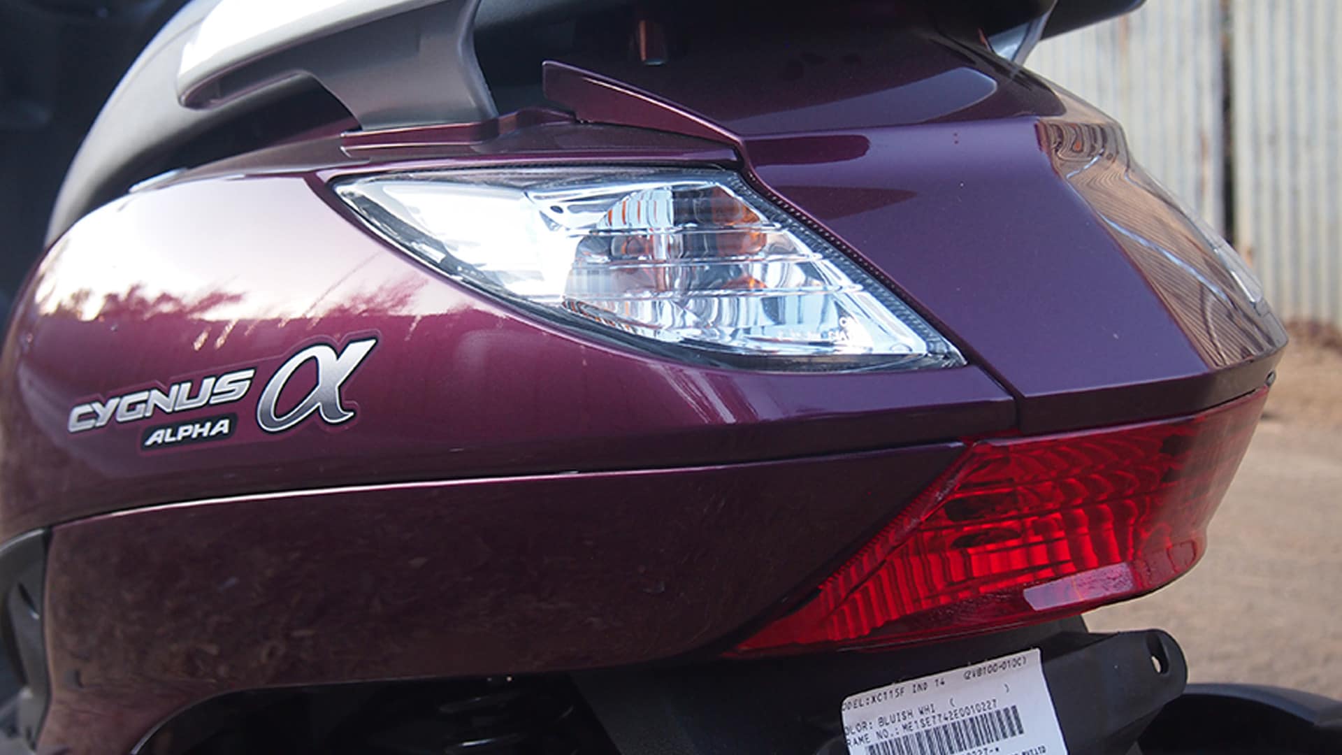 Yamaha Alpha Scooter 2014 STD Exterior