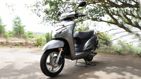 Grey Colour Activa 125 Bs4 Mileage Honda Activa 125 2014 DLX Price - Main Image