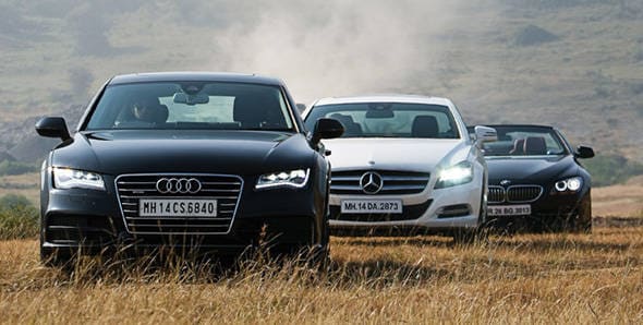 A7 vs CLS350 vs 650i