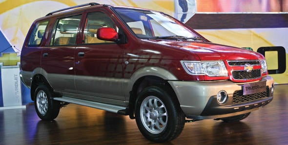 GM starts production of BS3 Tavera in India Chevrolet Tavera Neo