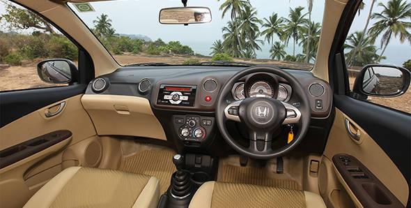 2013 Honda Amaze i-DTEC in India interiors