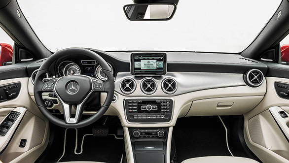 2014 Mercedes CLA interiors