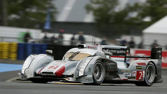 Audi's winning number two car
