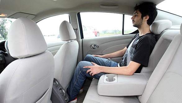 Nothing in the price range matches the Sunny when it comes to rear passenger room