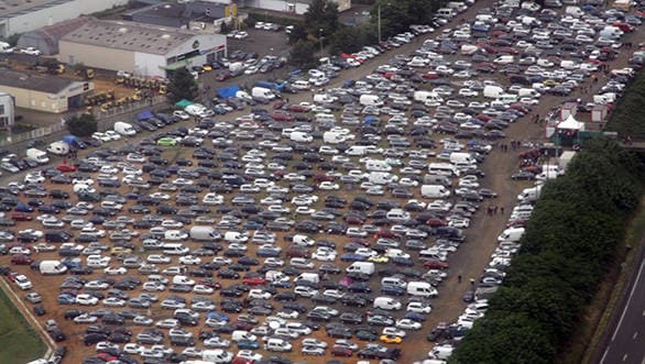 Cars, motorhomes and camps galore at Le Mans