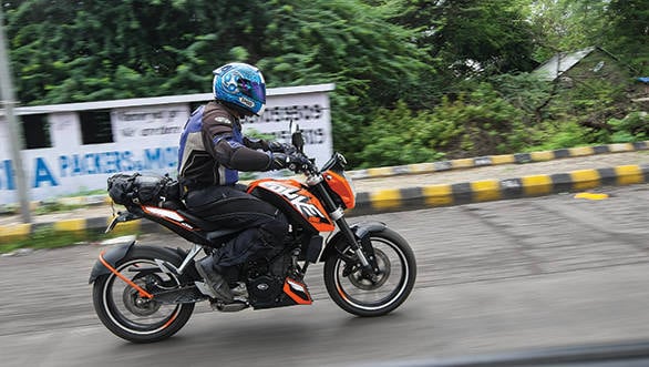 Shumi speeds off into the distance