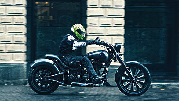  This is a motorcycle you ride to the nightclub and park it outside so everyone can gawk at the beautiful metalwork 