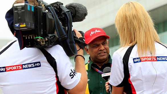Tony Fernandes, the man behind Caterham
