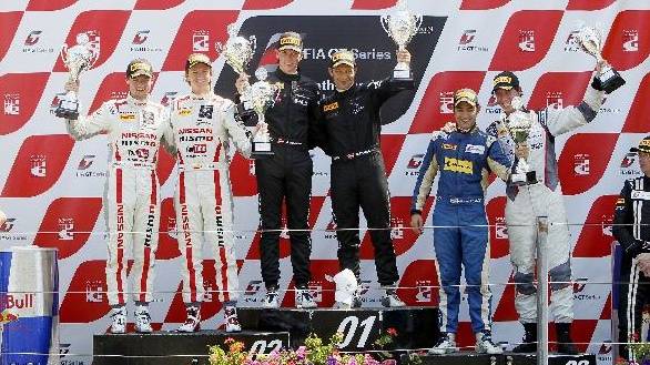 Armaan and team-mate Melroy Heemskerk raced to a podium finish at Zandvoort