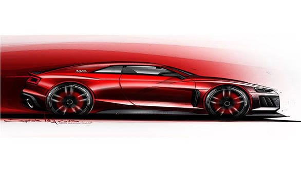  A carbon-fiber frame, configurable TFT display, four LED headlight units, adaptive sports suspension, limited slip differential and ceramic brakes are added features 