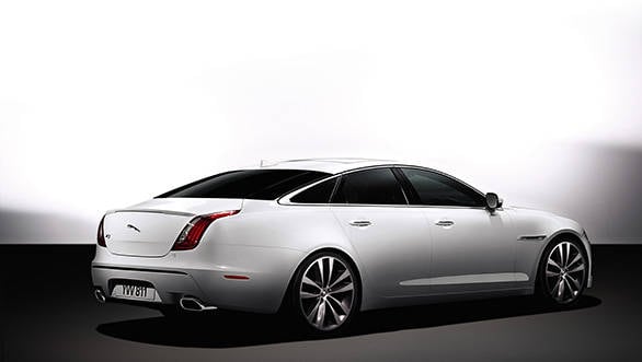 The new XJ's aluminium chassis helps reduce overall weight by around 150kg