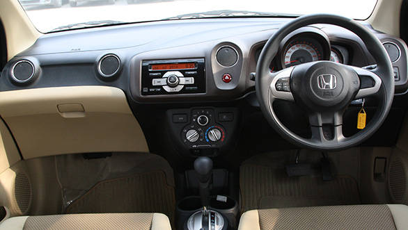 Brio interiors aren't as well appointed or upmarket looking as the Micra's.