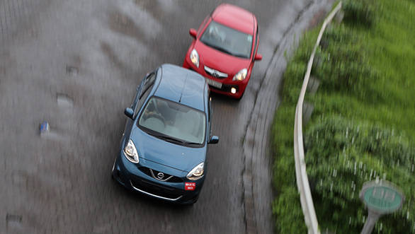 The Micra has more equipment, better performance and driveability, and it's more practical too with a bigger boot and a friendlier cabin.