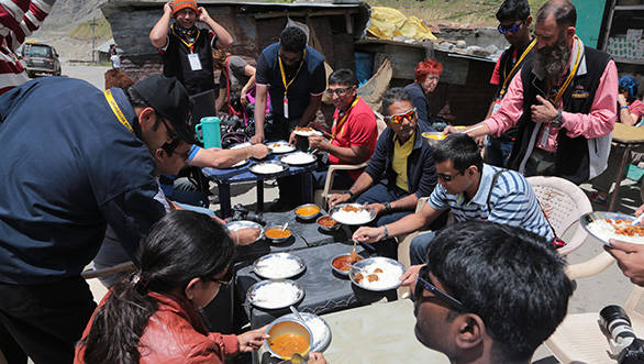 Meat-Chawal at Sharmaji's Dhaba