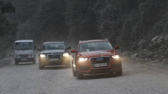 The road into Manali is strange. When it's good, its great and when it isn't, it's almost non-existent