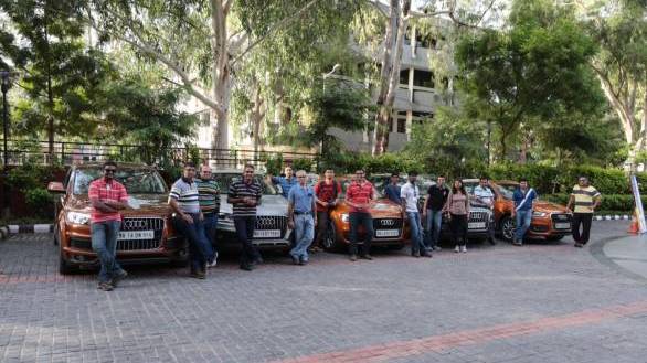 The full crew (minus the photographer and the camera person, obviously)