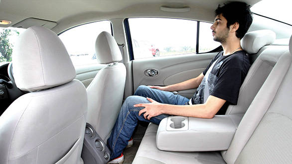 . Nothing at the price point matches the Sunny when it comes to rear passenger room. Also the only car with rear ac vents.