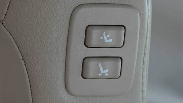 The seats themselves are 8-way adjustable and the driver also gets two memory settings