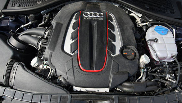 This turbocharged V8 engine is just 10PS short of what the R8 makes