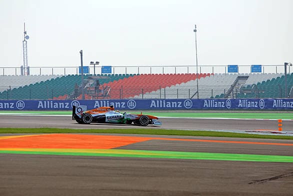 Force India's quickest driver was Adrian Sutil, with a 1m 28.468s lap time