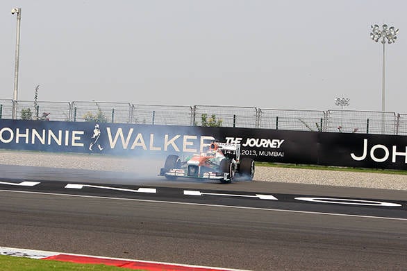 Paul di Resta rested out of FP1 and Force India gave rookie, James Calado a chance