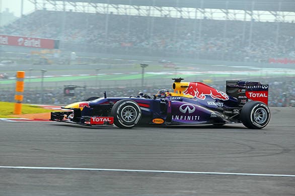 Winning the Indian GP and taking his fourth world championship - Sebastian Vettel
