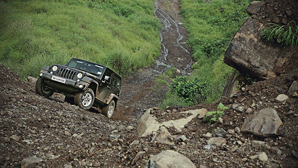 Mud, slush or sand, the Wrangler can handle it all