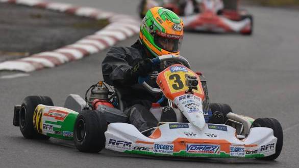 Jehan Daruvala wins the British KF3 championship Super One MSA Series