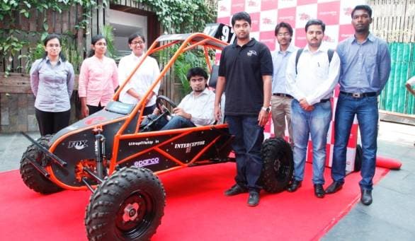 Mahindra announces BAJA SAEINDIA 2014 Participants of Mahindra presents BAJASAE India 2014 with the vehicle