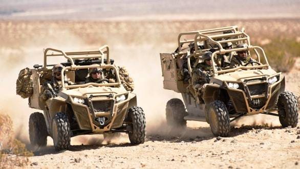 The MRZR2 and MRZR4 are CV-22 transportable, multi-configurable off-road platforms