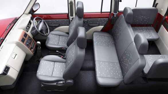 More space, dual AC and a new music system are additions on the inside