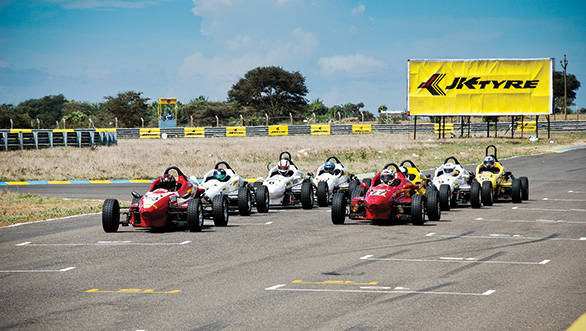 The Formula Hyundais that ran in  an endurance format