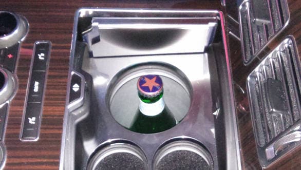 Chill box keeps the champagne cold