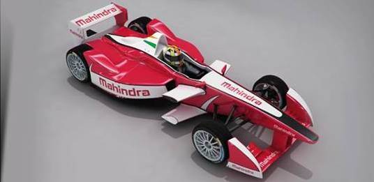 Mahindra Formula E racing car