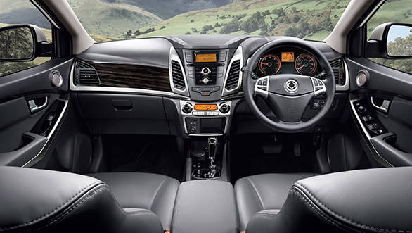 There is redesigned dashboard with soft-touch materials 