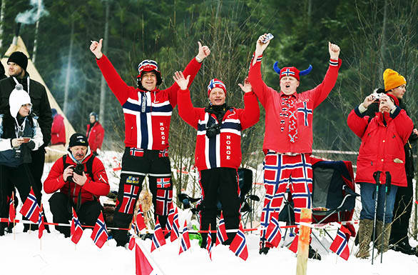 Fans at the Rally Sweden