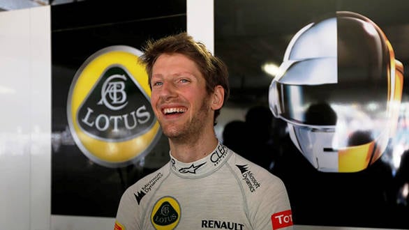 Lotus hasn't performed well during testing, Grosjean has his work cut out for him this year 
