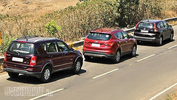 Santa Fe vs Rexton vs CR-V (1)