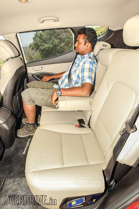 Rear seat space is capacious