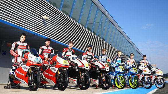 Eight teams will be using Mahindra MGP30 bikes this year